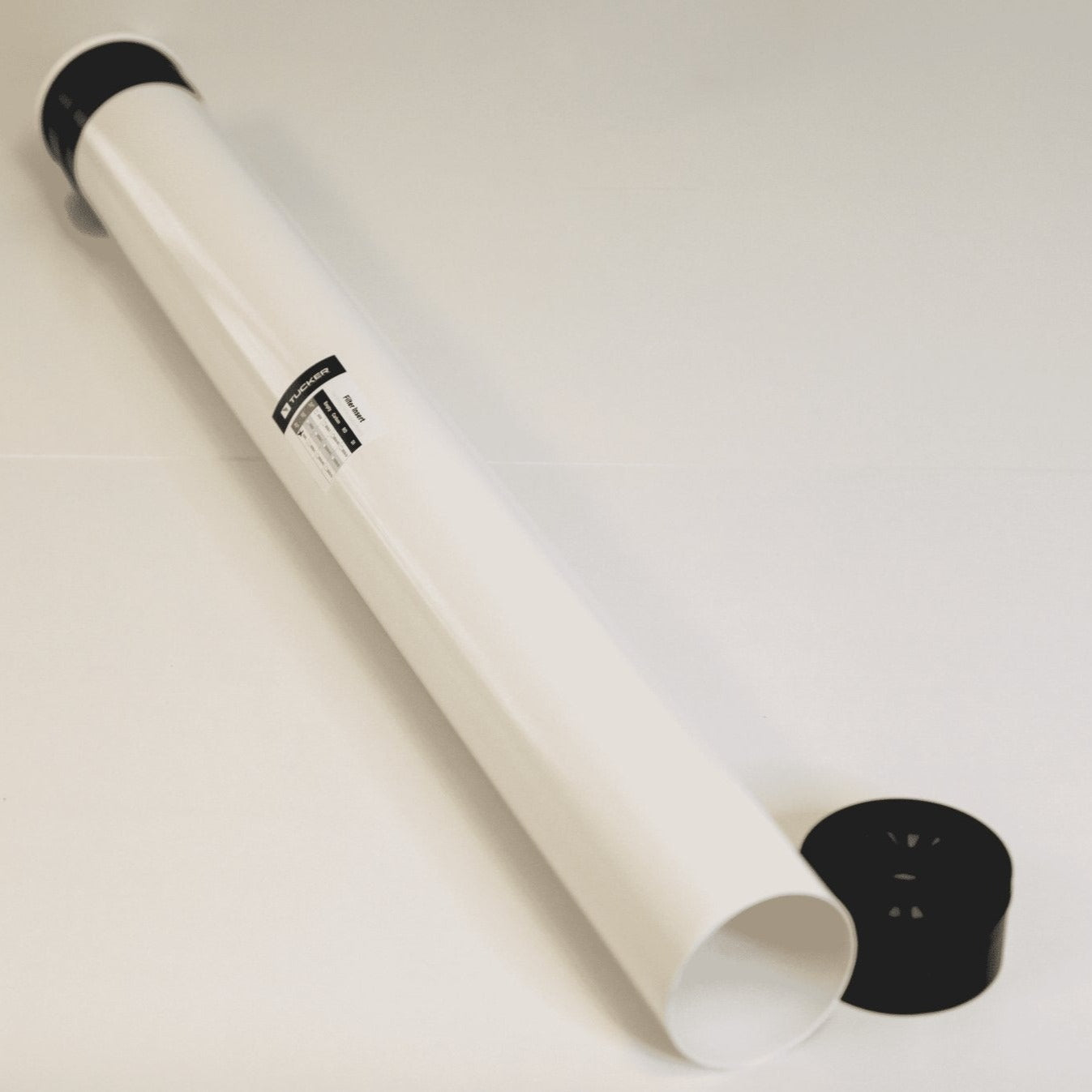 Tucker 4" x 40" Refillable Filter - Empty for exterior cleaning and water-fed window cleaning operators