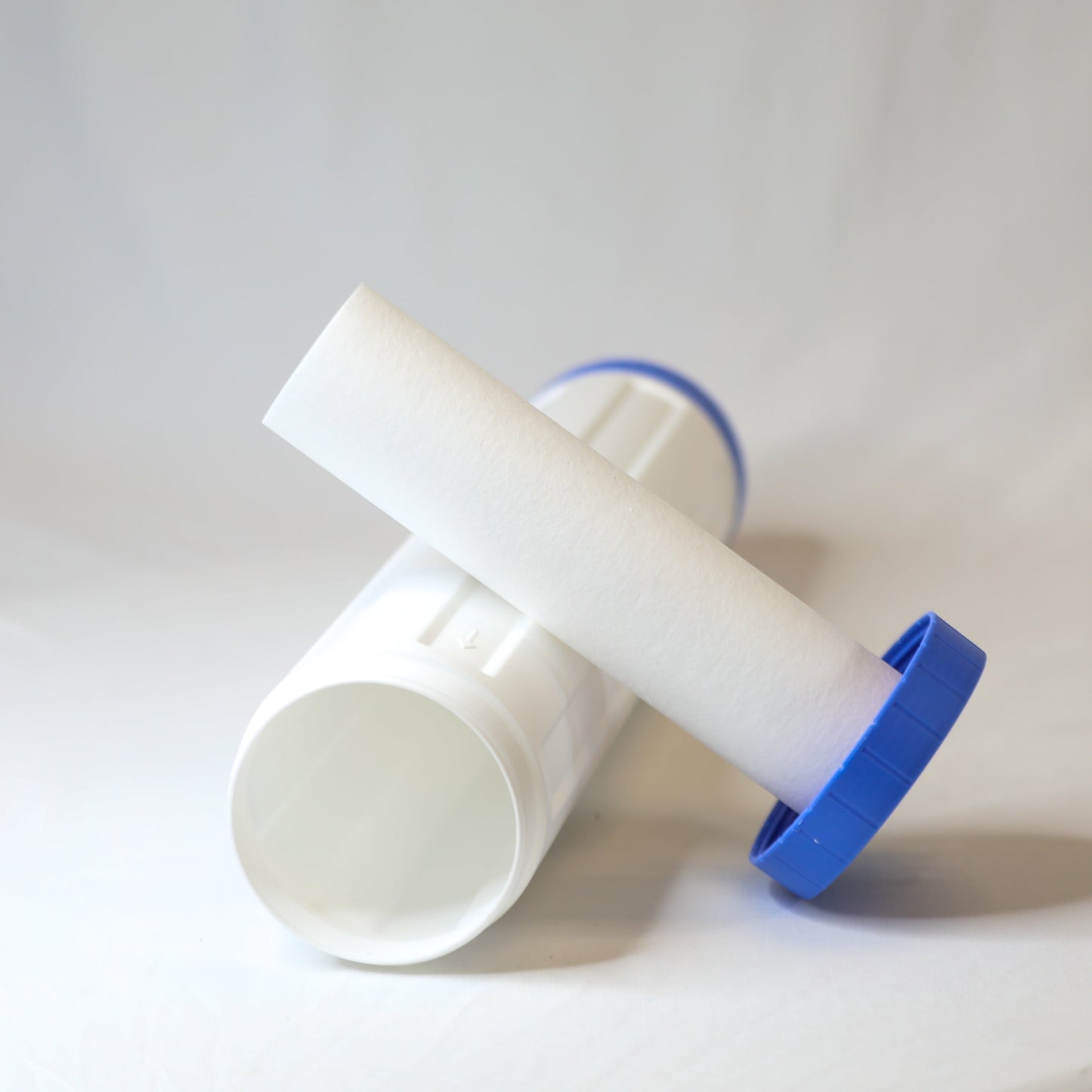 Tucker 4" x 20" Refillable Filter - Empty for exterior cleaning and water-fed window cleaning operators