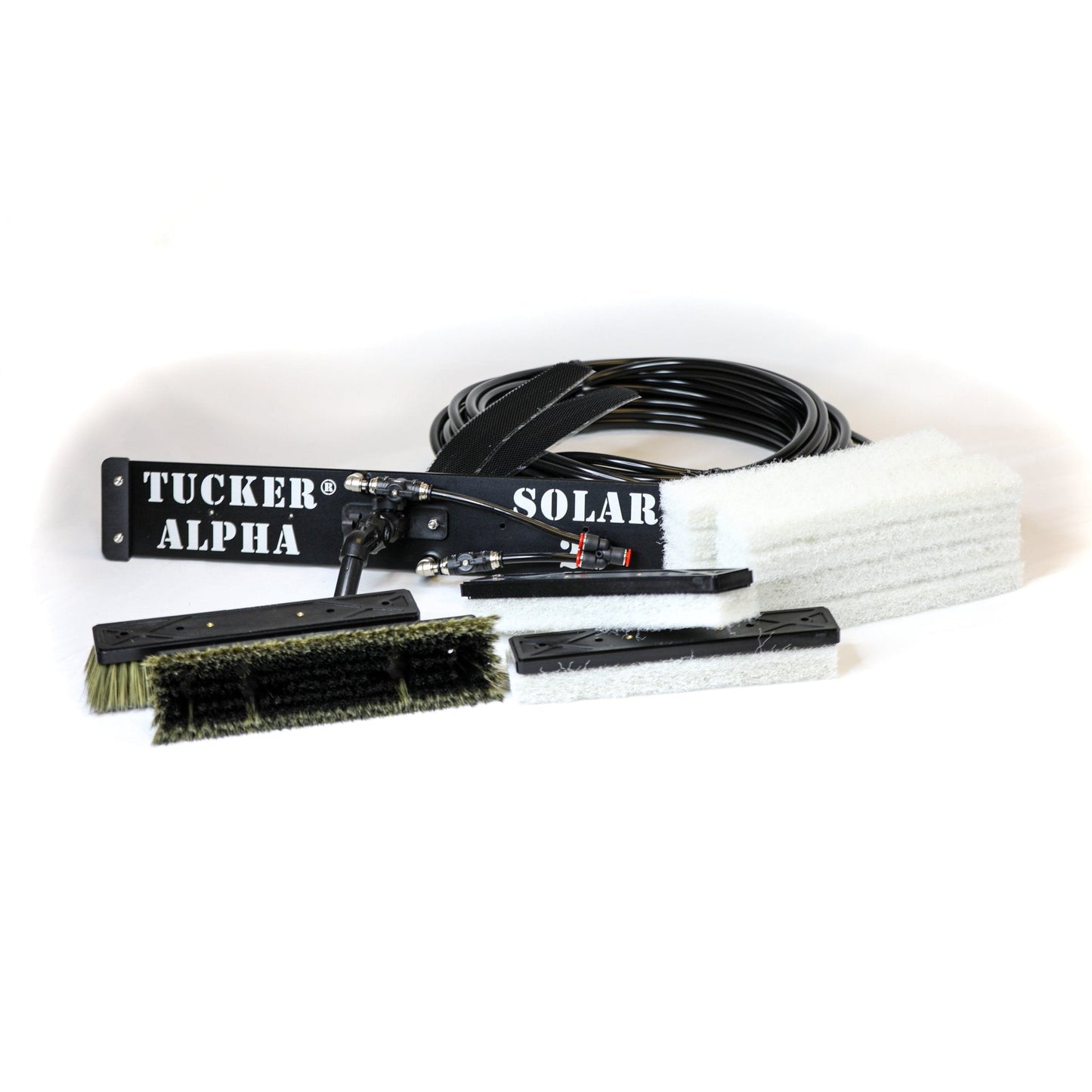 Tucker Alpha Solar Honey Badger Brush – 32" for exterior cleaning and water-fed window cleaning operators