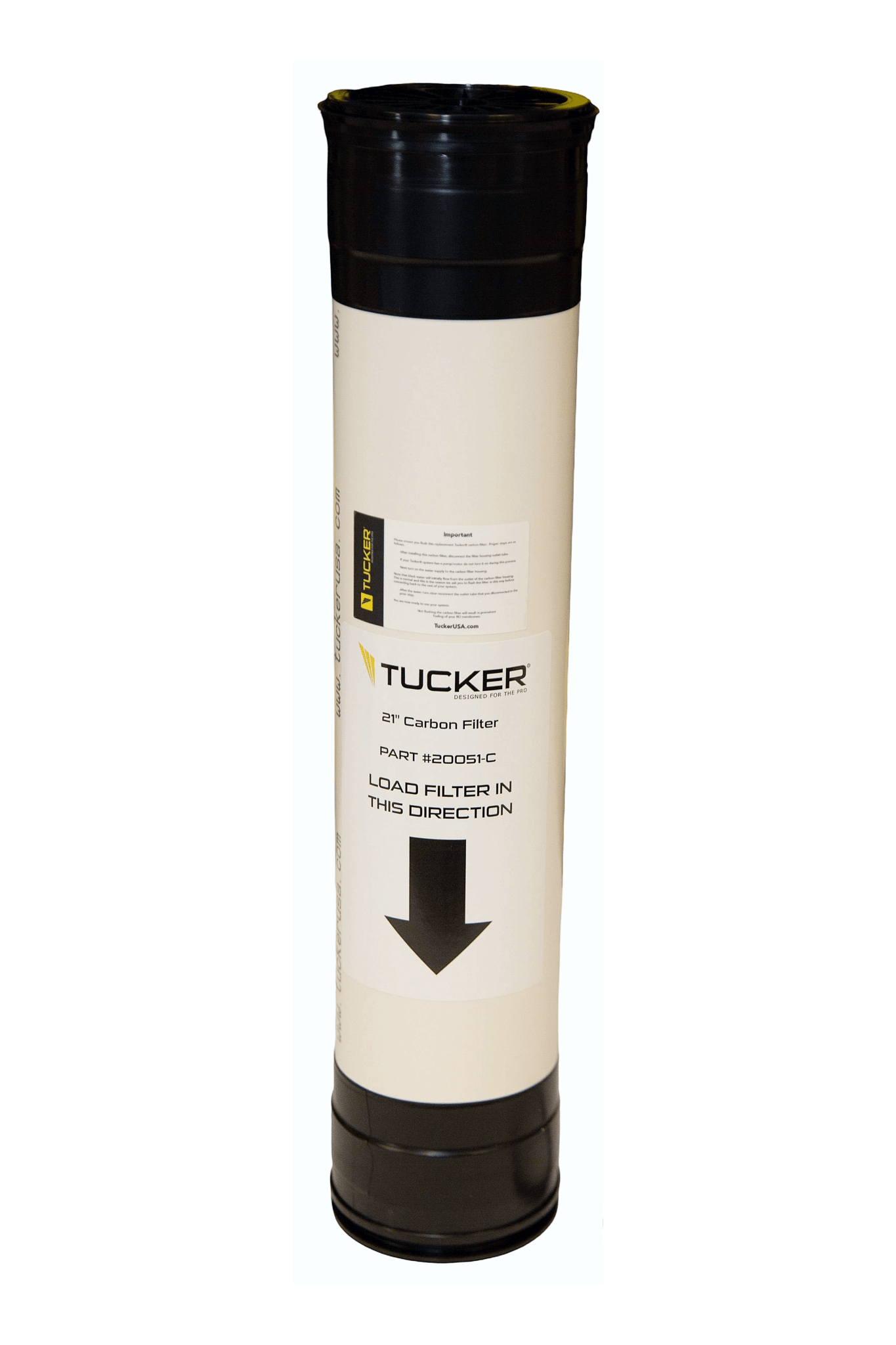 4" x 21" Carbon Filter for exterior cleaning and water-fed window cleaning operators
