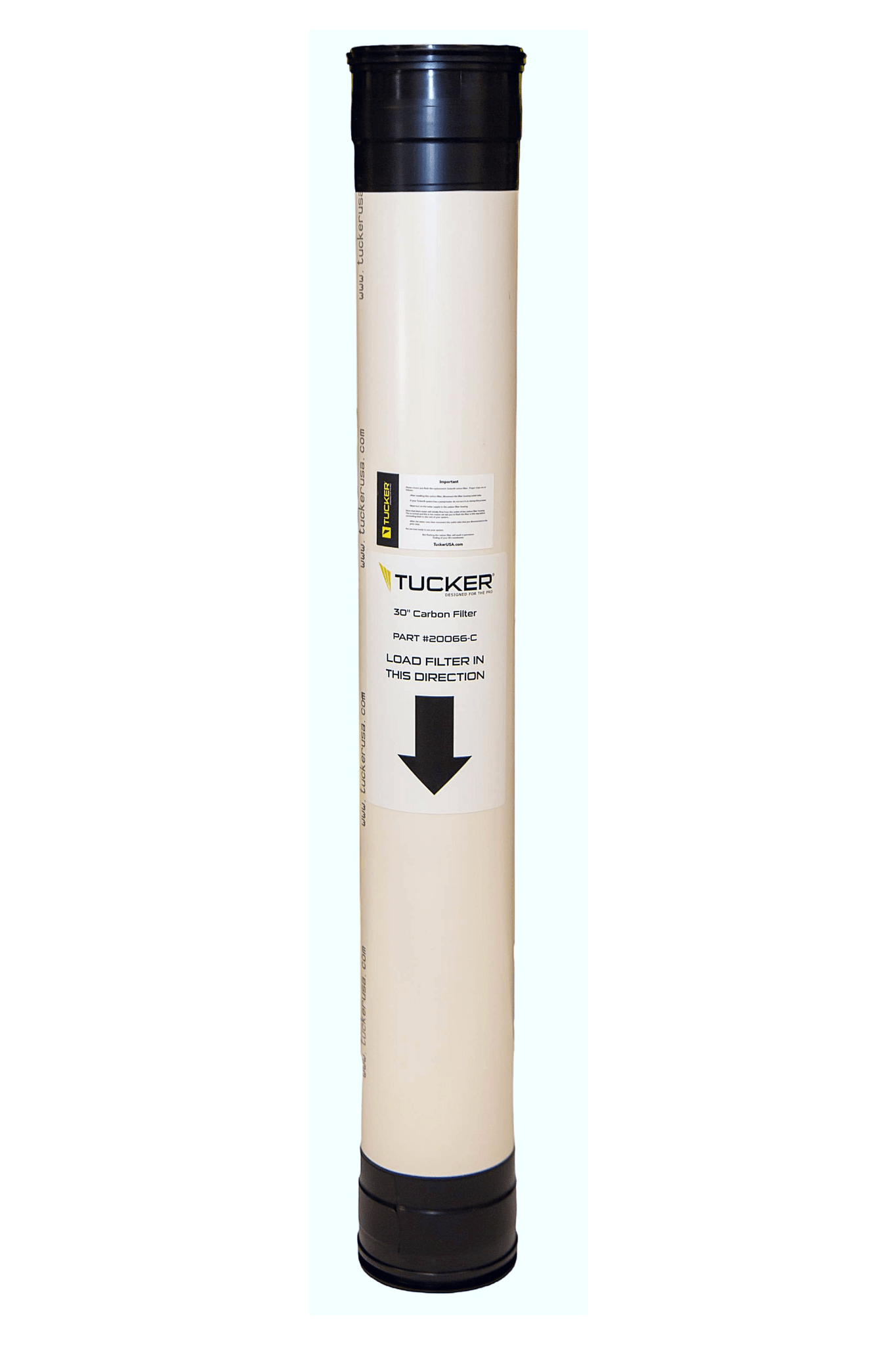 4" x 30" Carbon Filter for exterior cleaning and water-fed window cleaning operators