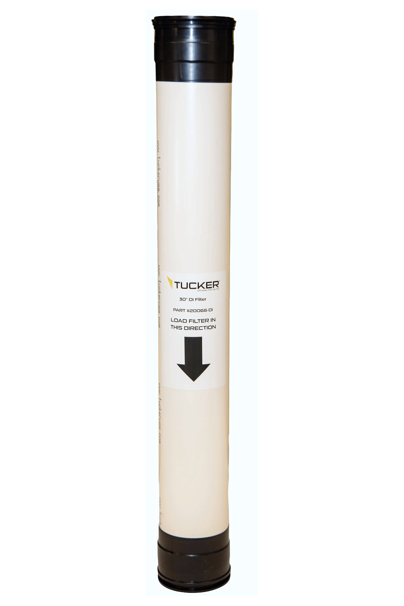 4" x 30" DI Resin Filter for exterior cleaning and water-fed window cleaning operators