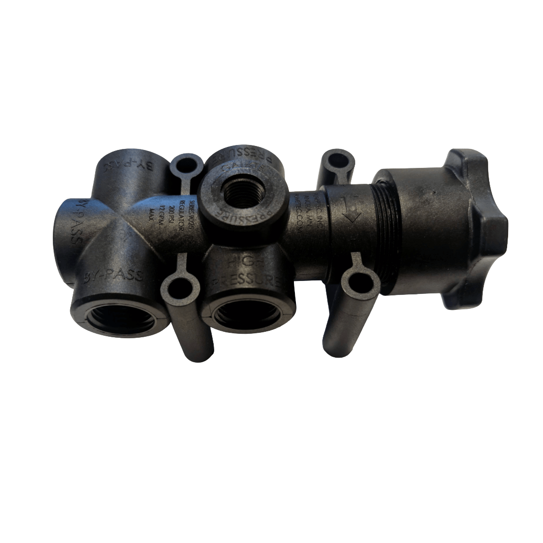 5 Port Pressure Regulator for exterior cleaning and water-fed window cleaning operators