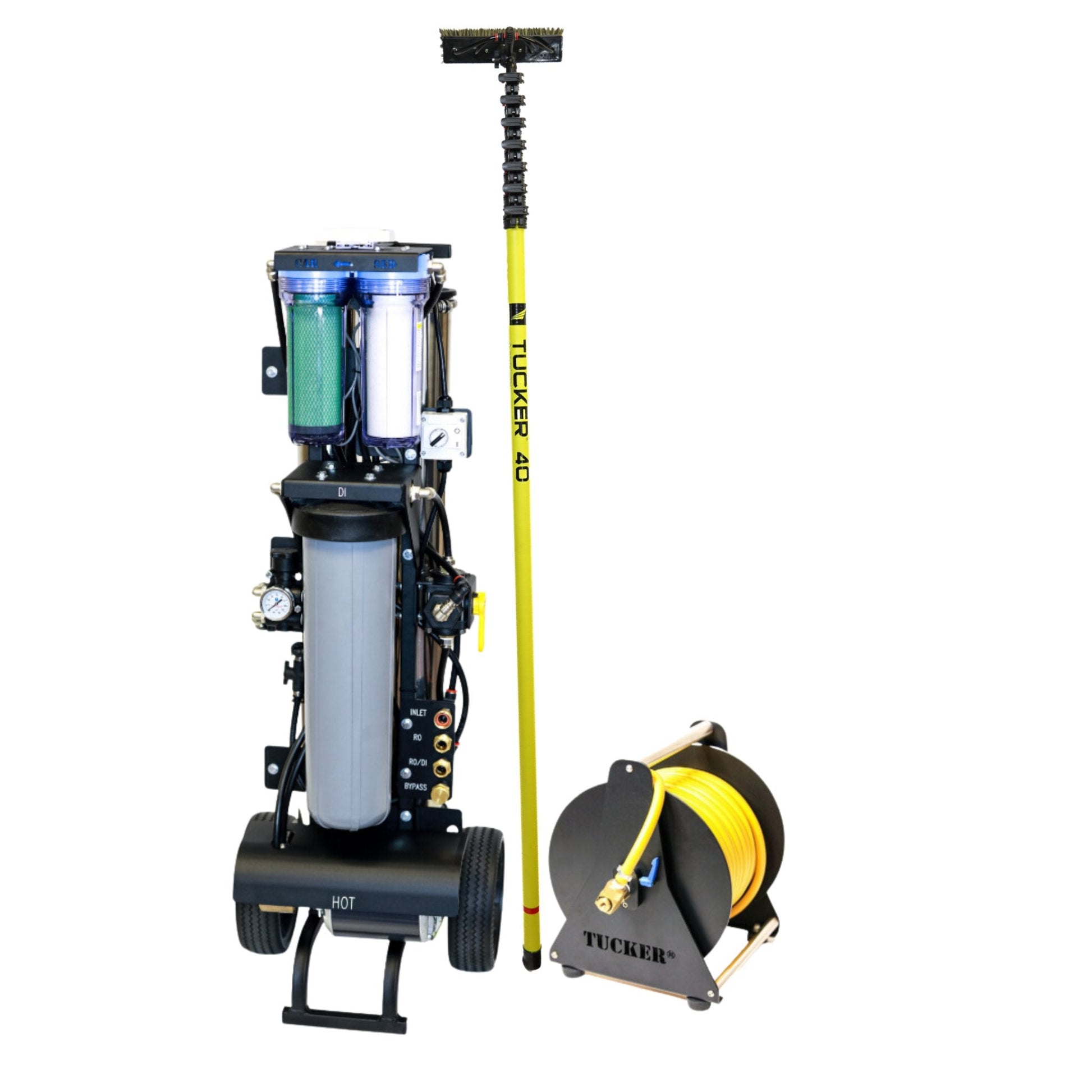 5-Stage Max Output Dual User Kit with Junior + Bravo for exterior cleaning and water-fed window cleaning operators