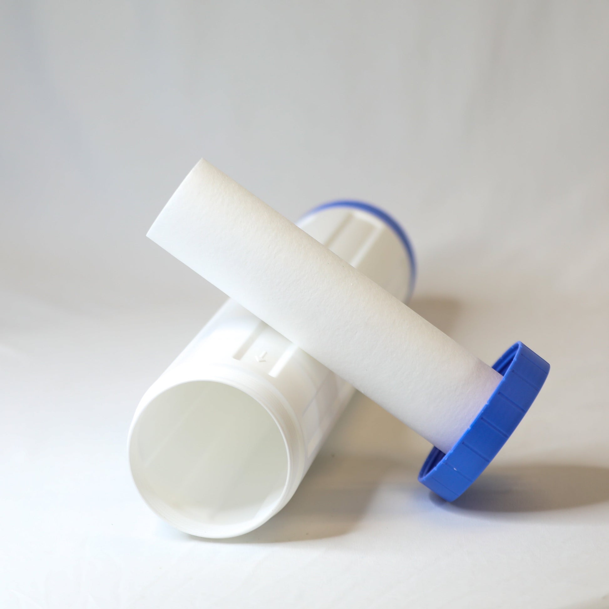 Tucker 4" x 20" Refillable Filter - Empty for exterior cleaning and water-fed window cleaning operators