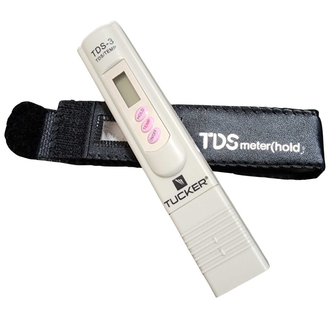 Handheld TDS Meter for exterior cleaning and water-fed window cleaning operators