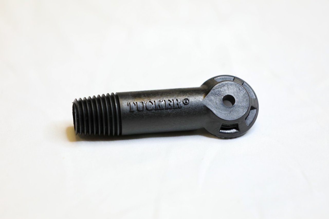 Tucker Male End Of Adjustable Gooseneck for exterior cleaning and water-fed window cleaning operators