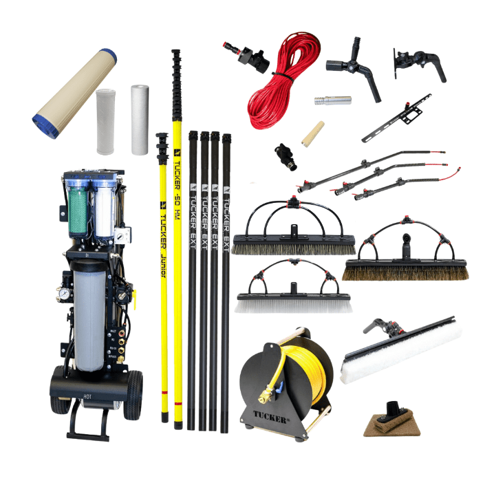 The ULTIMATE Commercial Kit with 60 for exterior cleaning and water-fed window cleaning operators
