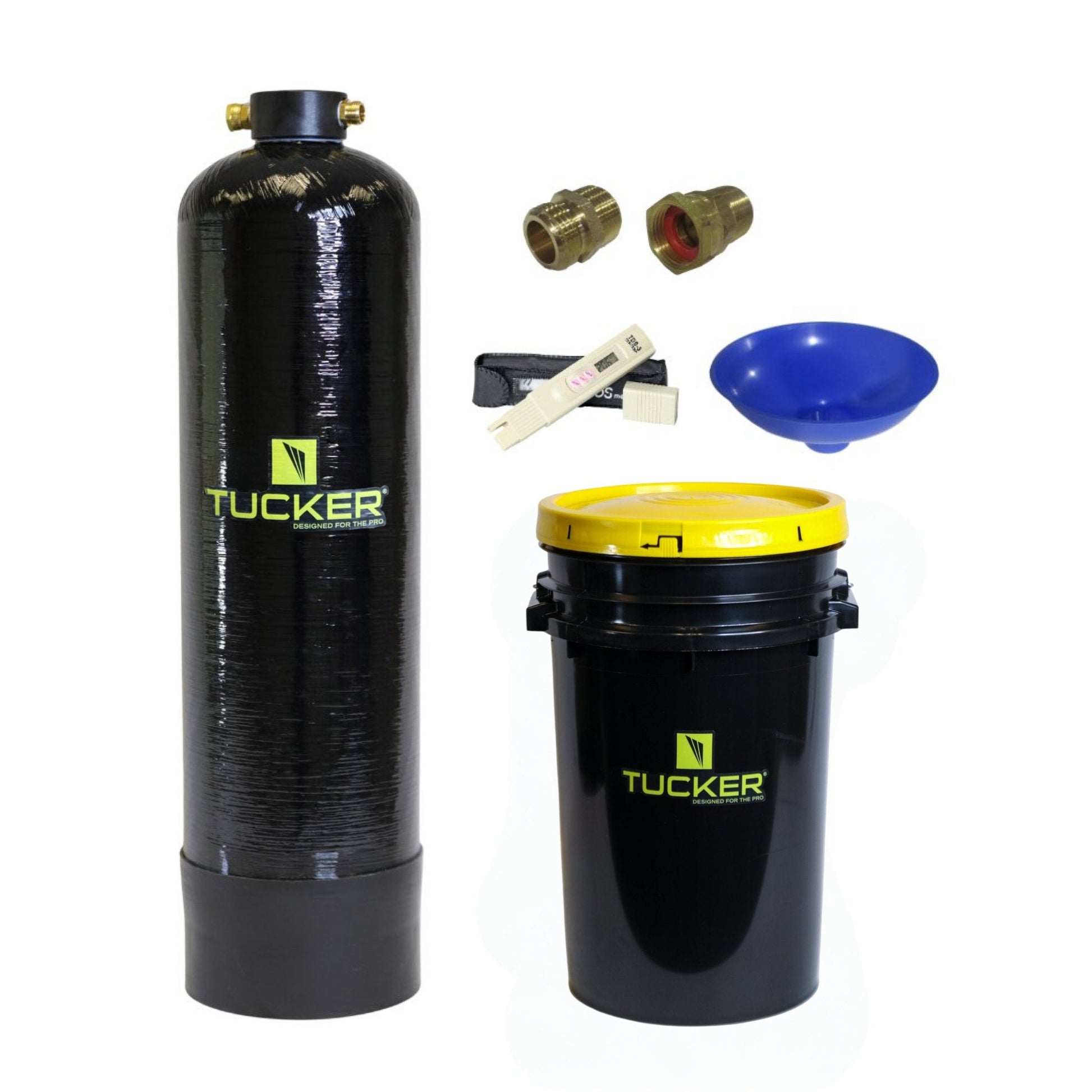 Tucker DI Tank 1 Cubic Foot Kit for exterior cleaning and water-fed window cleaning operators