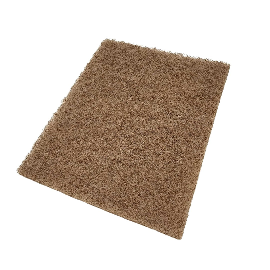 Tucker Mini Scrubber Replacement Pad - Walnut for exterior cleaning and water-fed window cleaning operators