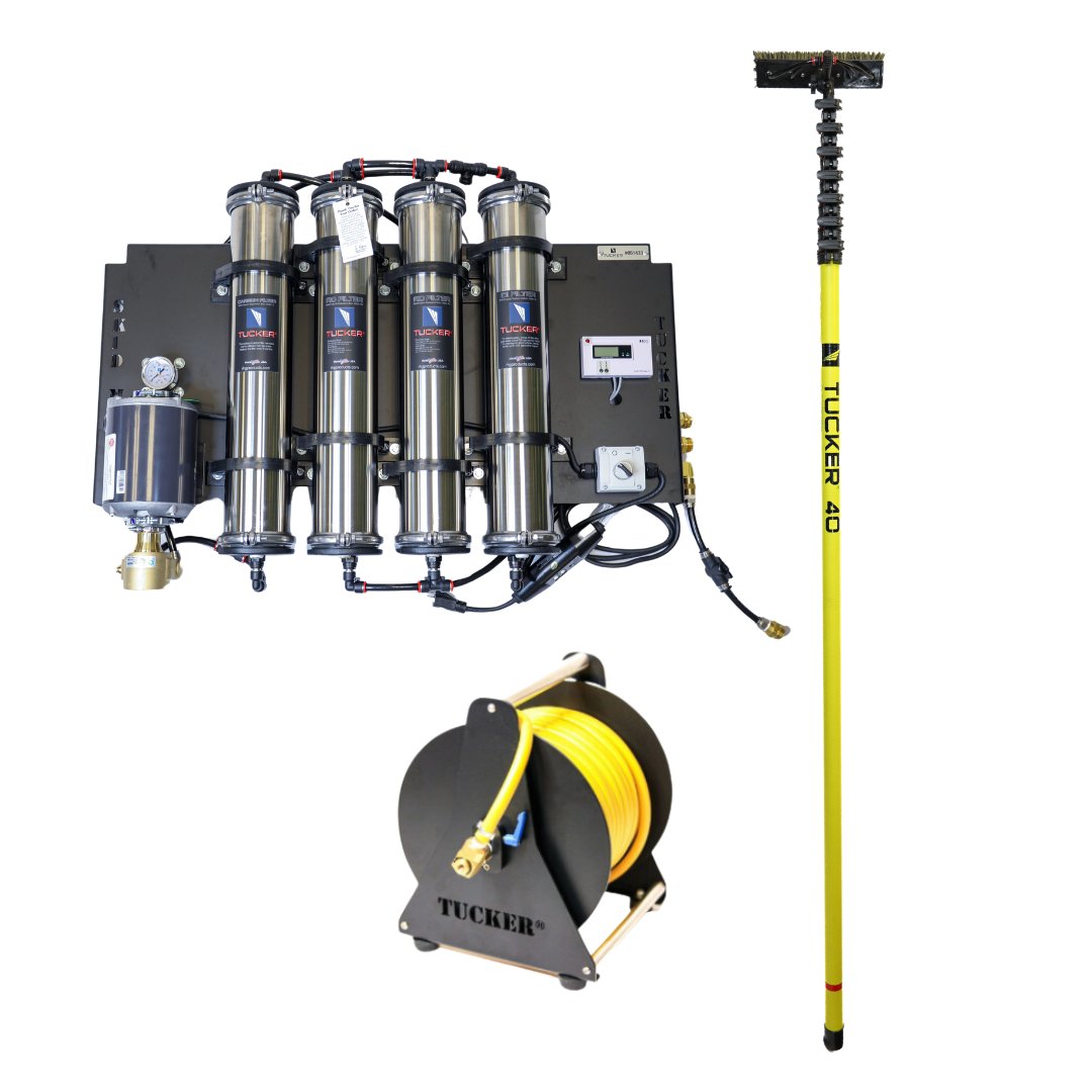 Skid Mount Kit 110V with 30 for exterior cleaning and water-fed window cleaning operators