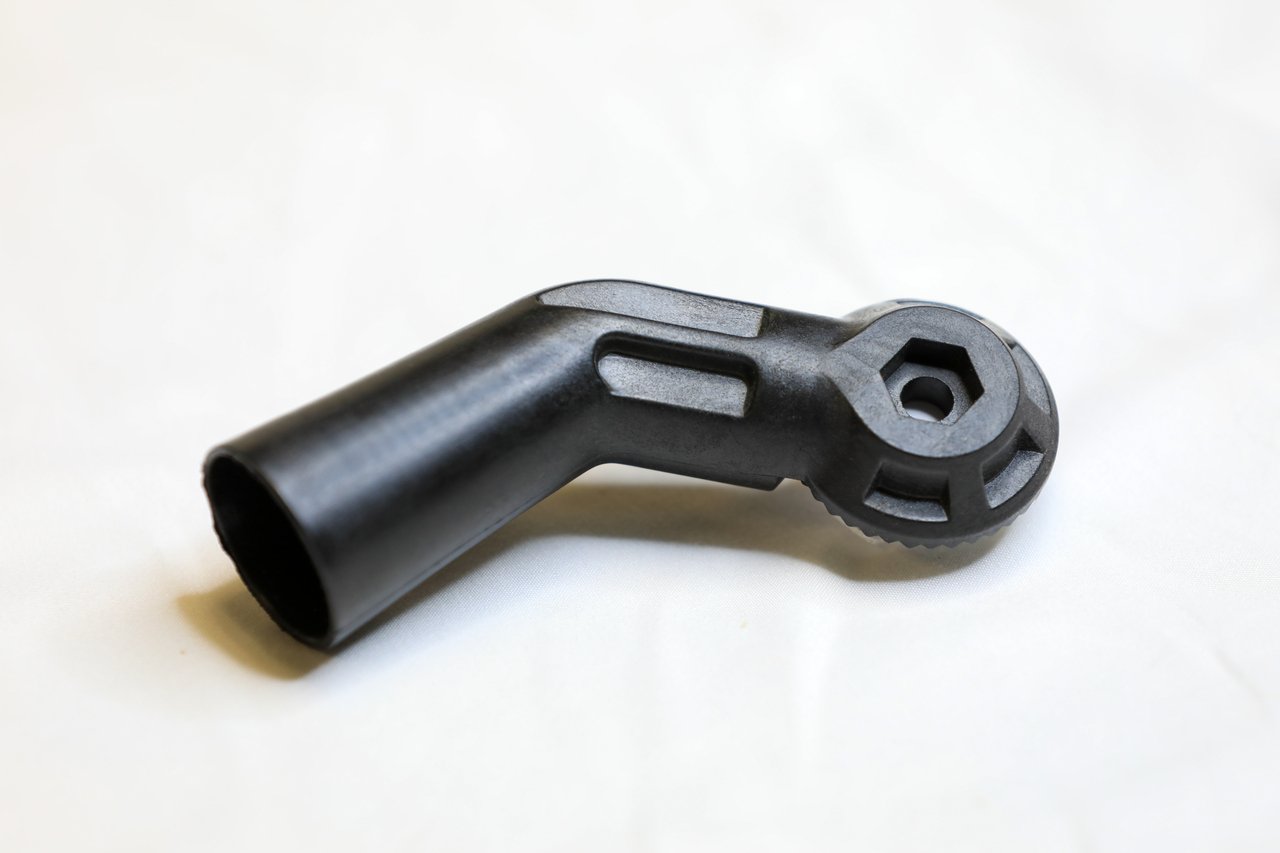Tucker V1 End Of Adjustable Gooseneck for exterior cleaning and water-fed window cleaning operators